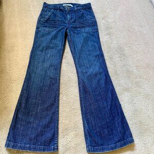 Level 99 Deep Blue Flare Jeans